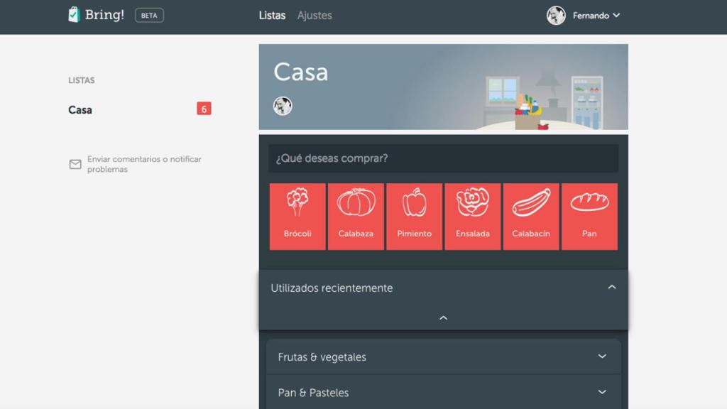 La mejor app para hacer una lista de la compra sincronizada en el móvil: Bring!