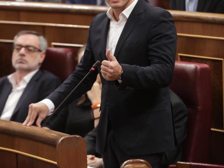 Albert Rivera, en el pleno del Congreso.