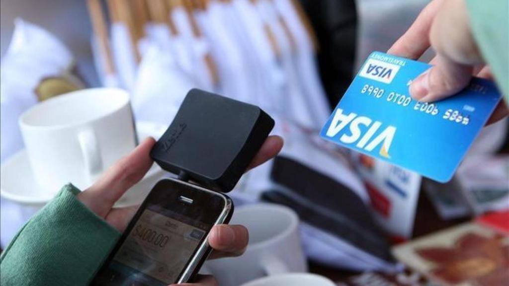 Imagen de una tarjeta VISA.