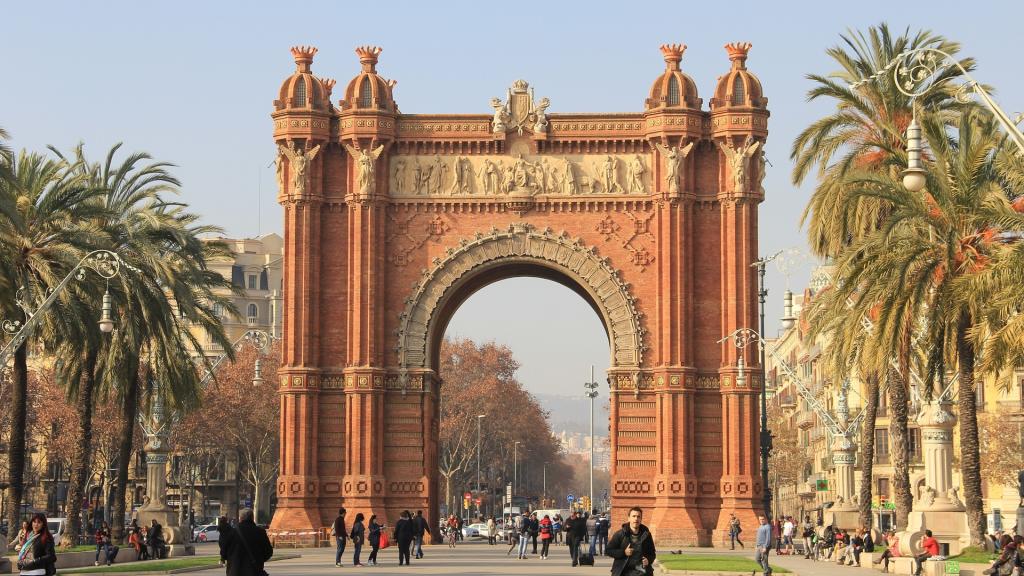 El Arco del Triunfo de Barcelona.