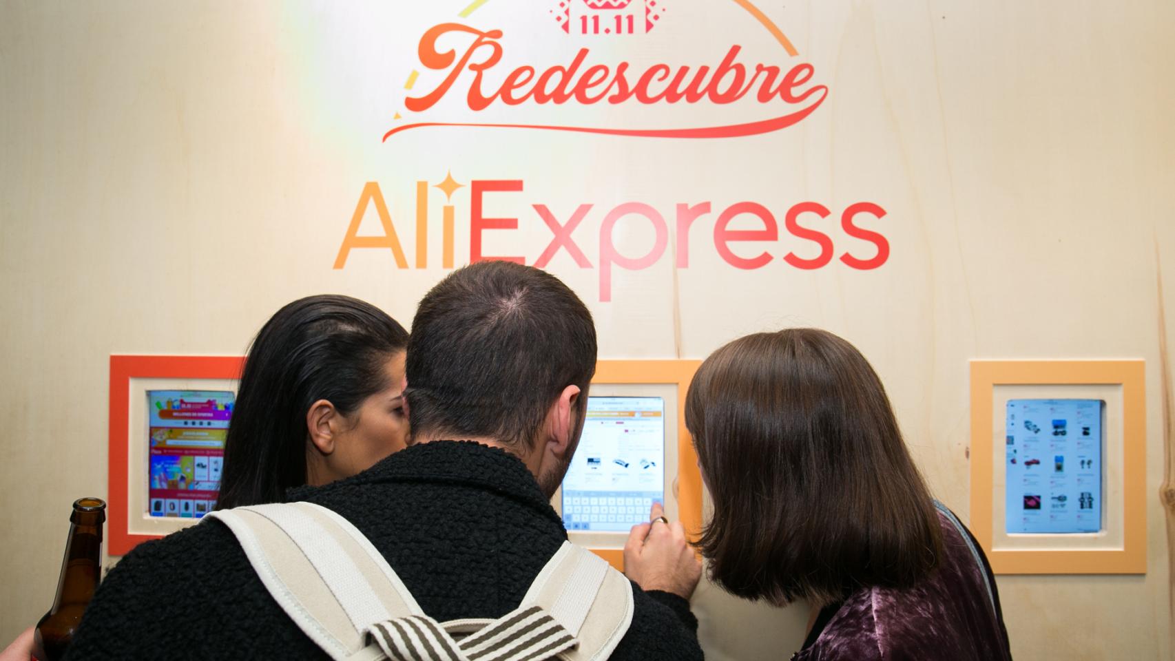 La 'pop up' de AliExpress en Malasaña (Madrid).