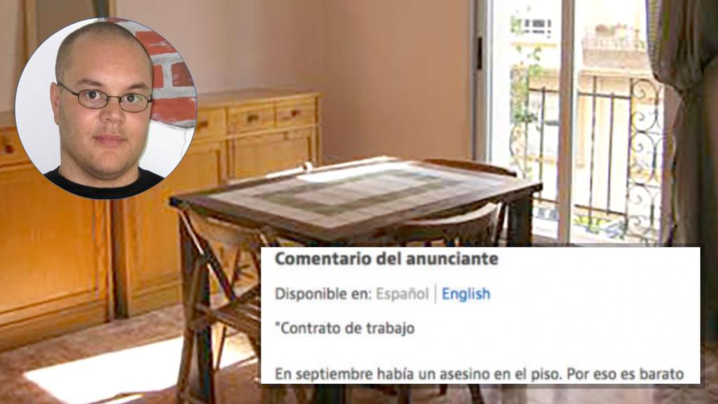 Pierre Danilo Larancuent, el asesino de Russafa; los propietarios no logran alquilar la casa.