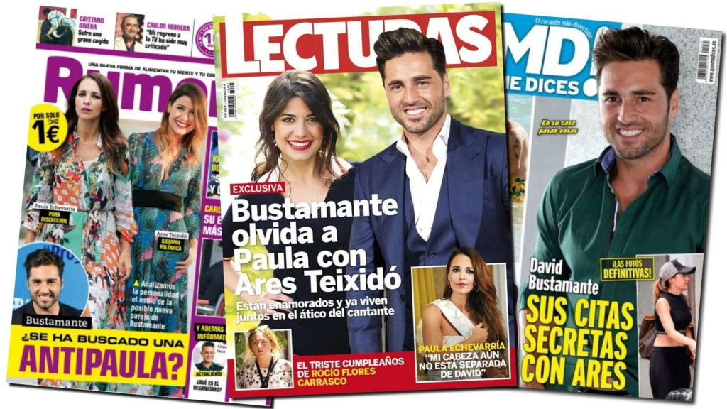 Portadas en las que se han publicado informaciones de Ares y Bustamante.