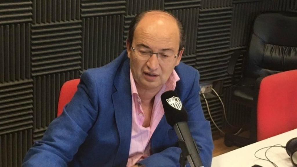 José Castro, en SFC Radio. Foto sevillafc.es
