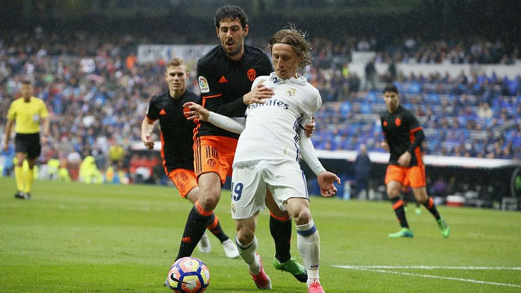 Penalti sobre Luka Modric Fotógrafo: Manu Laya / El Bernabéu