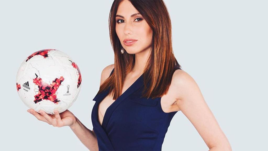 Maria Komandnaya, la presentadora del sorteo del Mundial de Rusia 2018