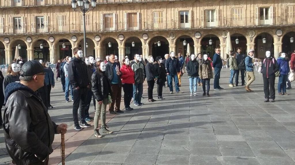 flashmob caritas salamanca