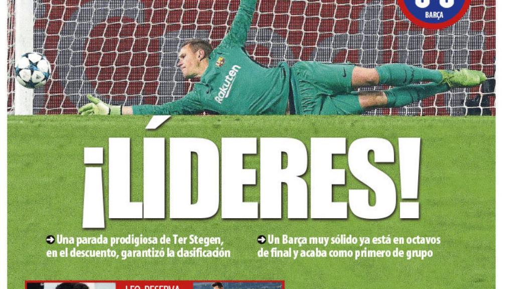 Portada Mundo Deportivo (23/11/17)