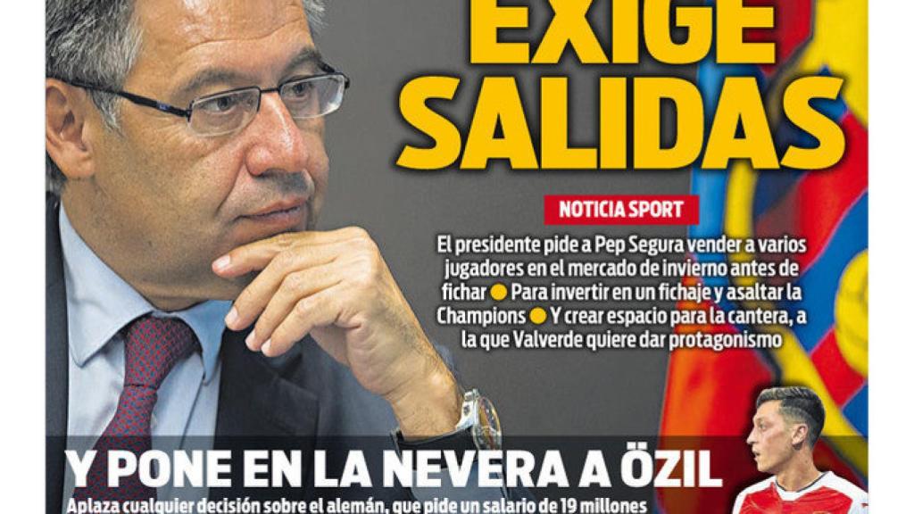 Portada Sport (24/11/17)