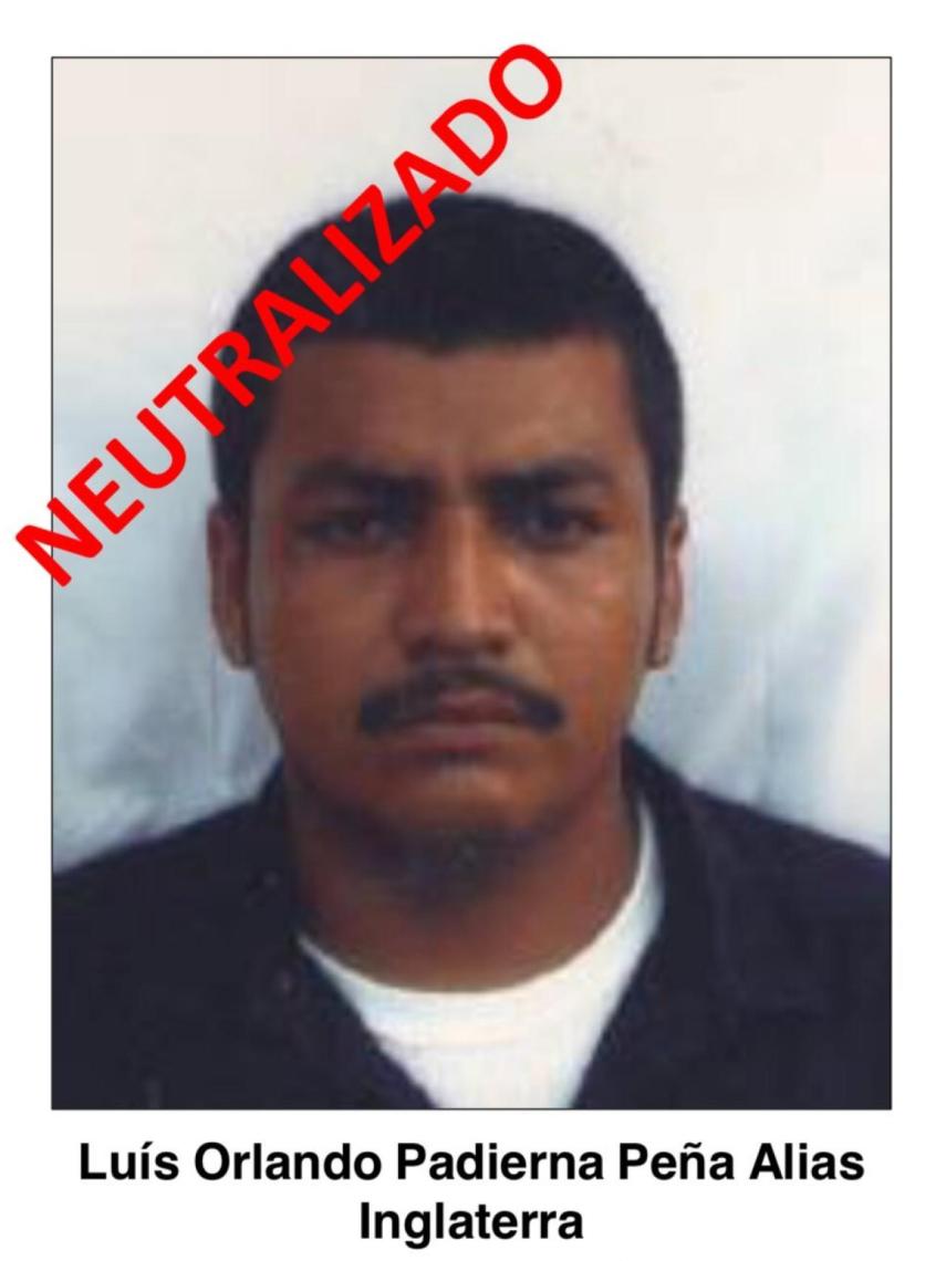 Imagen de Luis Orlando Padierna Peña, alias Inglaterra.