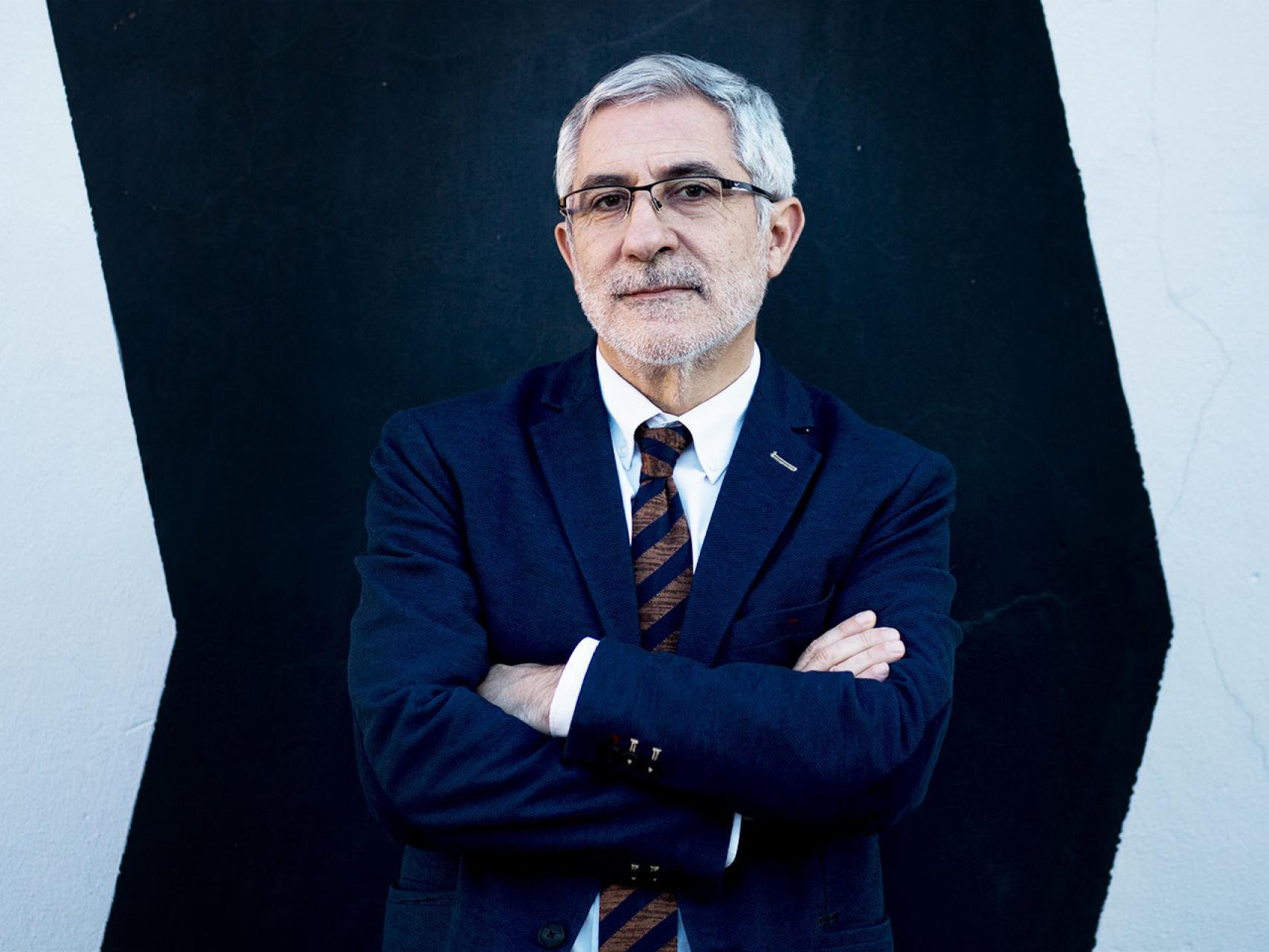 Gaspar Llamazares en el Matadero de Madrid.