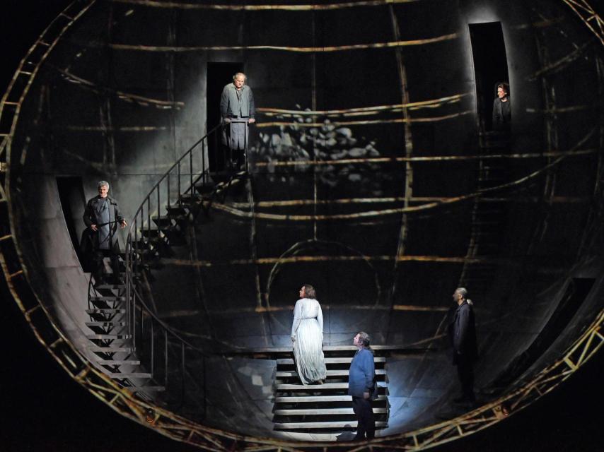 Momento de Tristán e Isolda, que este martes se estrena en el Liceu.