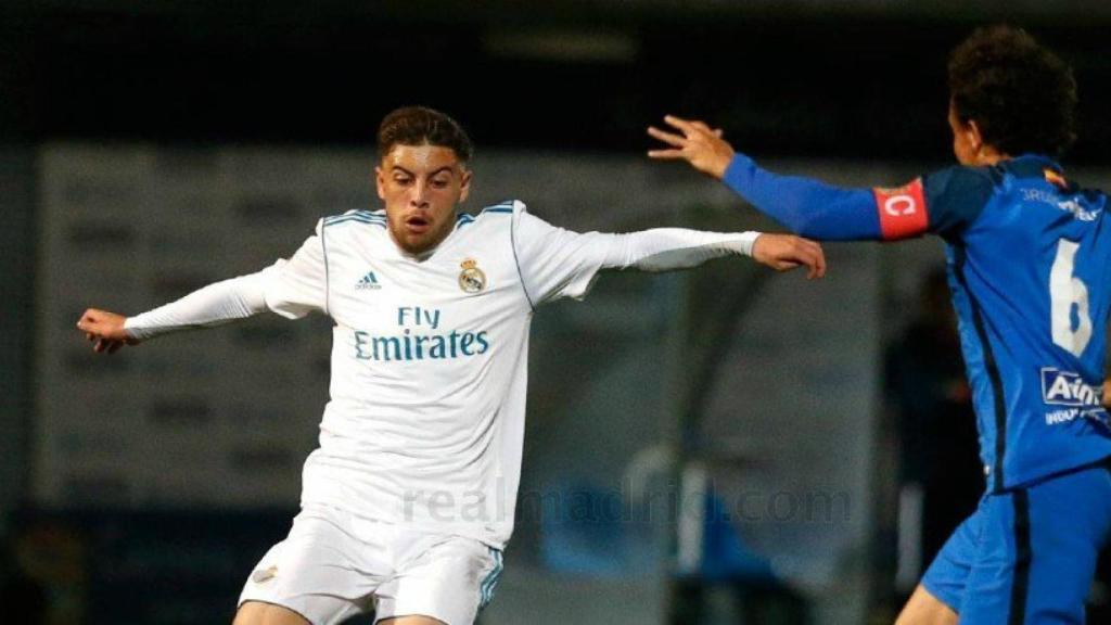 Franchu, ante el Fuenlabrada