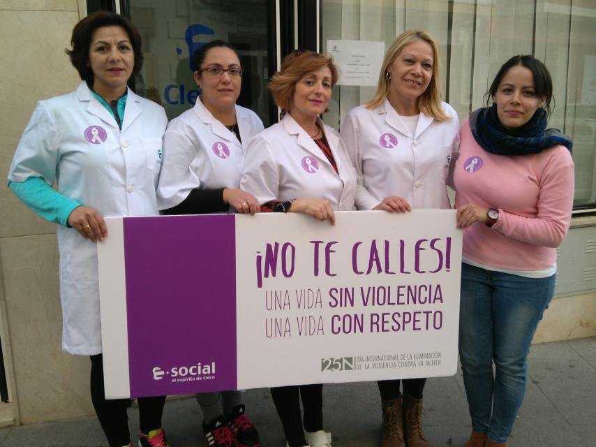 Trabajadoras del Servicio de Ayuda a Domicilio Doña Mencía.