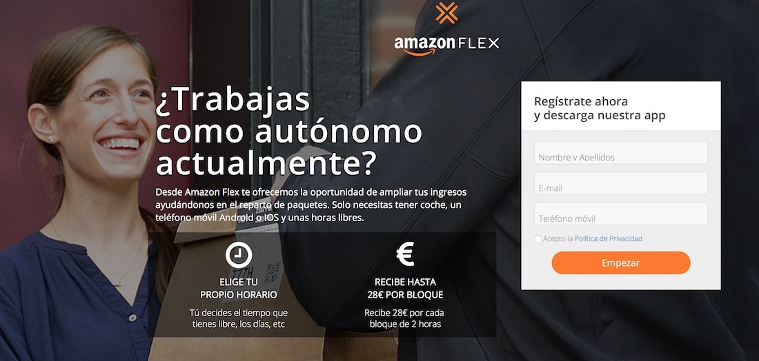 amazon flex espana