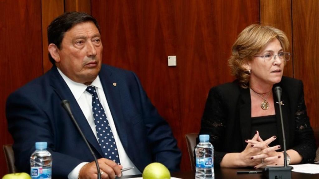 Sánchez Arminio y Esther Gascón. Foto: rfef.es