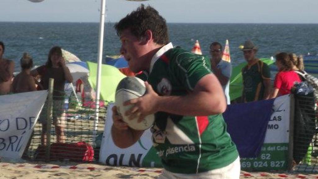 Renzo, en uno de sus partidos con el Bifesa Tartessa.