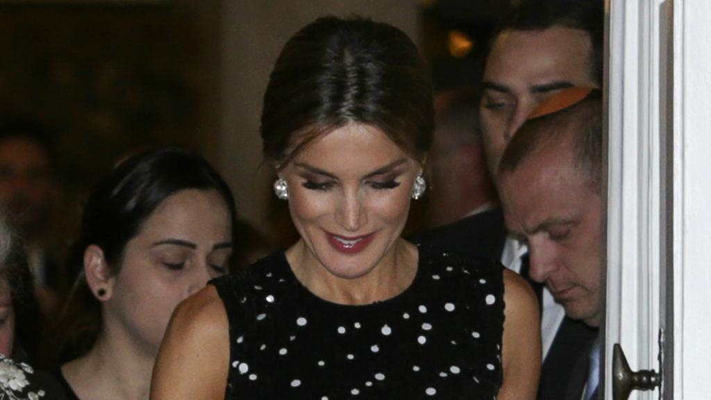 Pestañas postizas de Letizia.