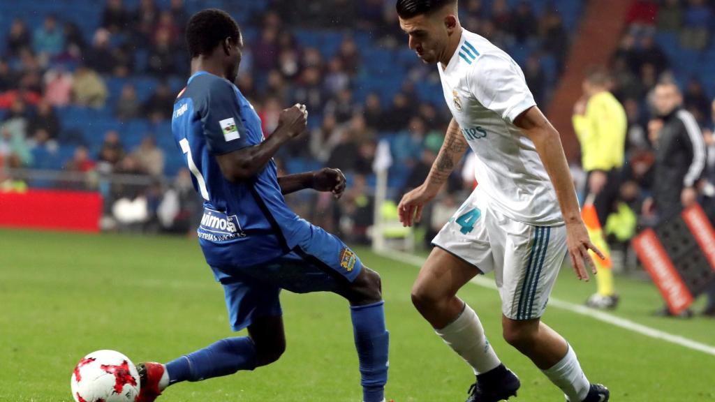 Dani Ceballos ante el Fuenlabrada.
