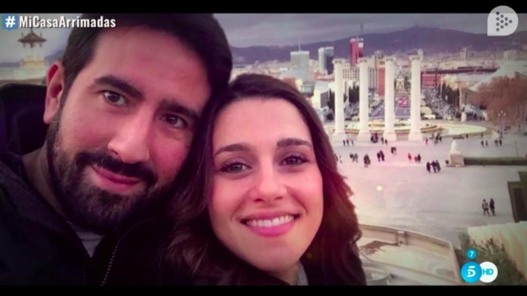 Inés Arrimadas junto a su marido.