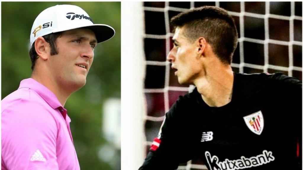 Jon Rahm y Kepa Arrizabalaga.