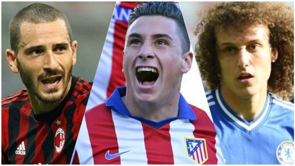 Bonucci, Giménez y David Luiz