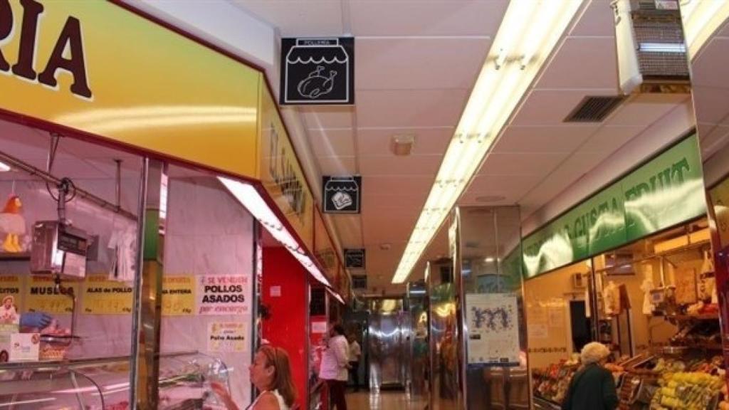 Un mercado de abastos de Madrid.