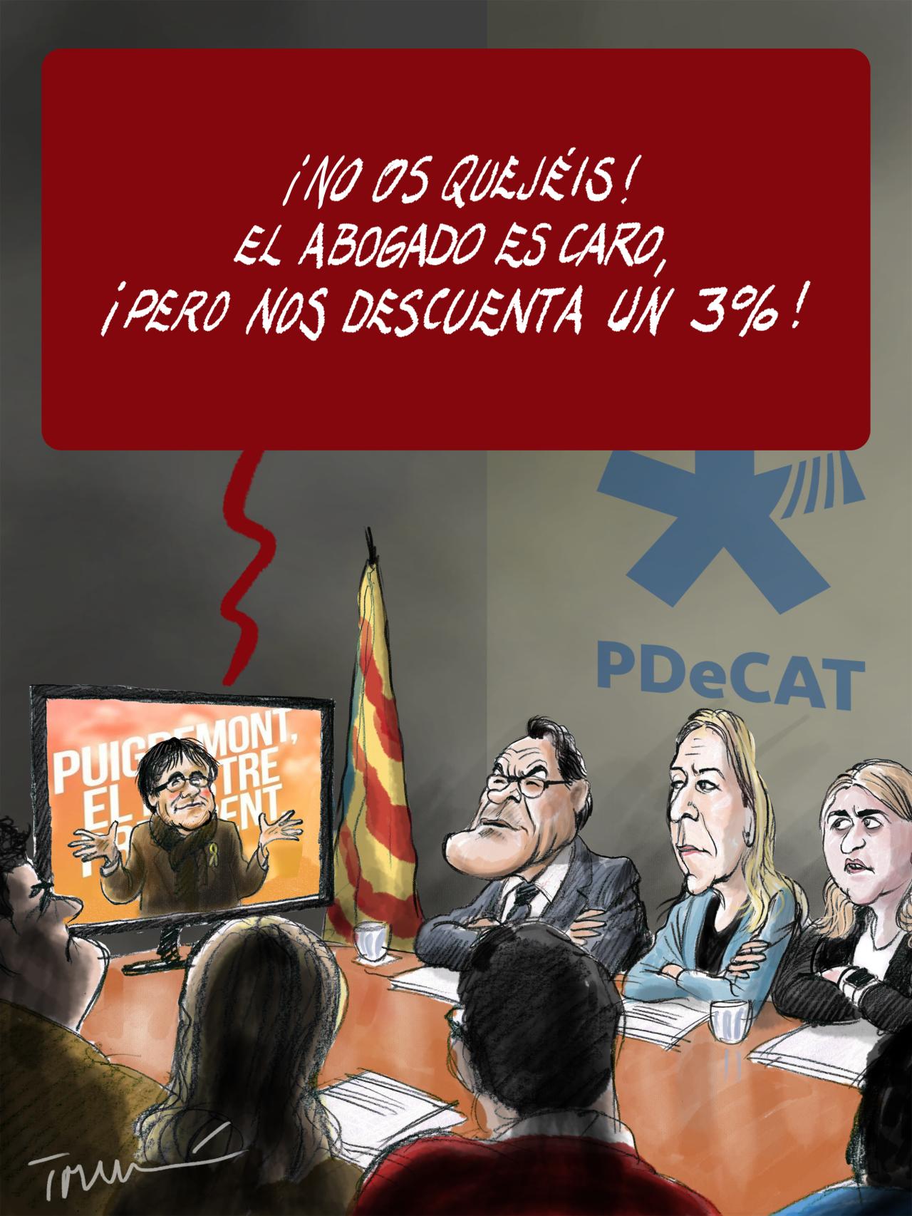 El 3 per cent del abogado...