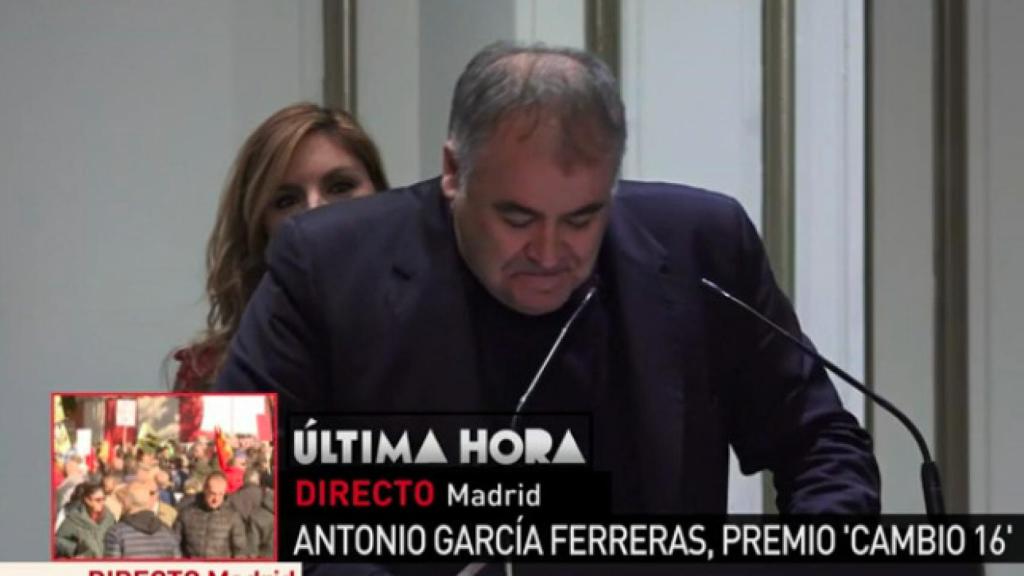 El presentador Antonio García Ferreras