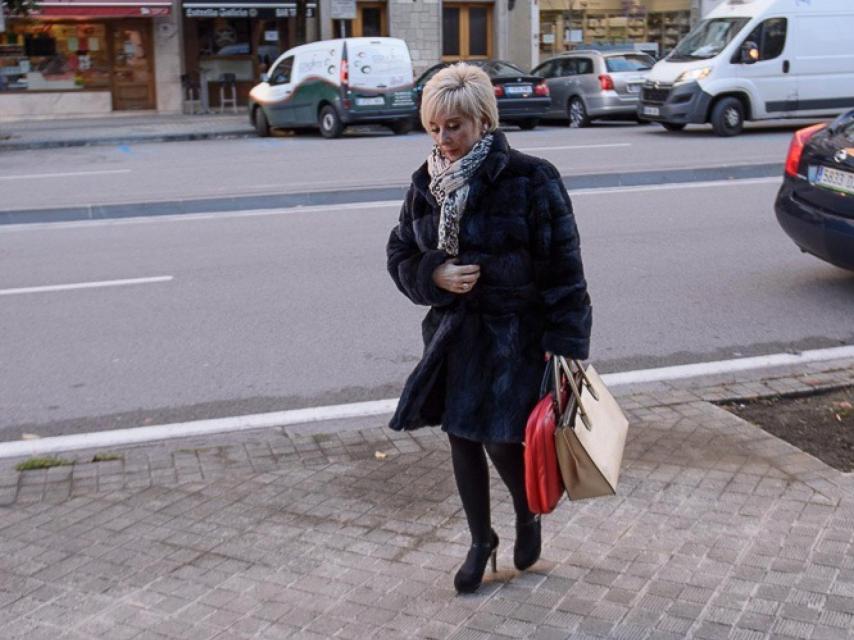 Sarasate a su llegada a los juzgados de Pamplona la semana pasada.