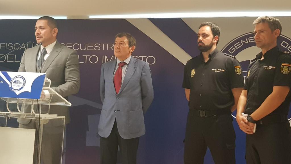 Momento de la rueda de prensa en la que se daba a conocer la acción coordinada entre España y México.