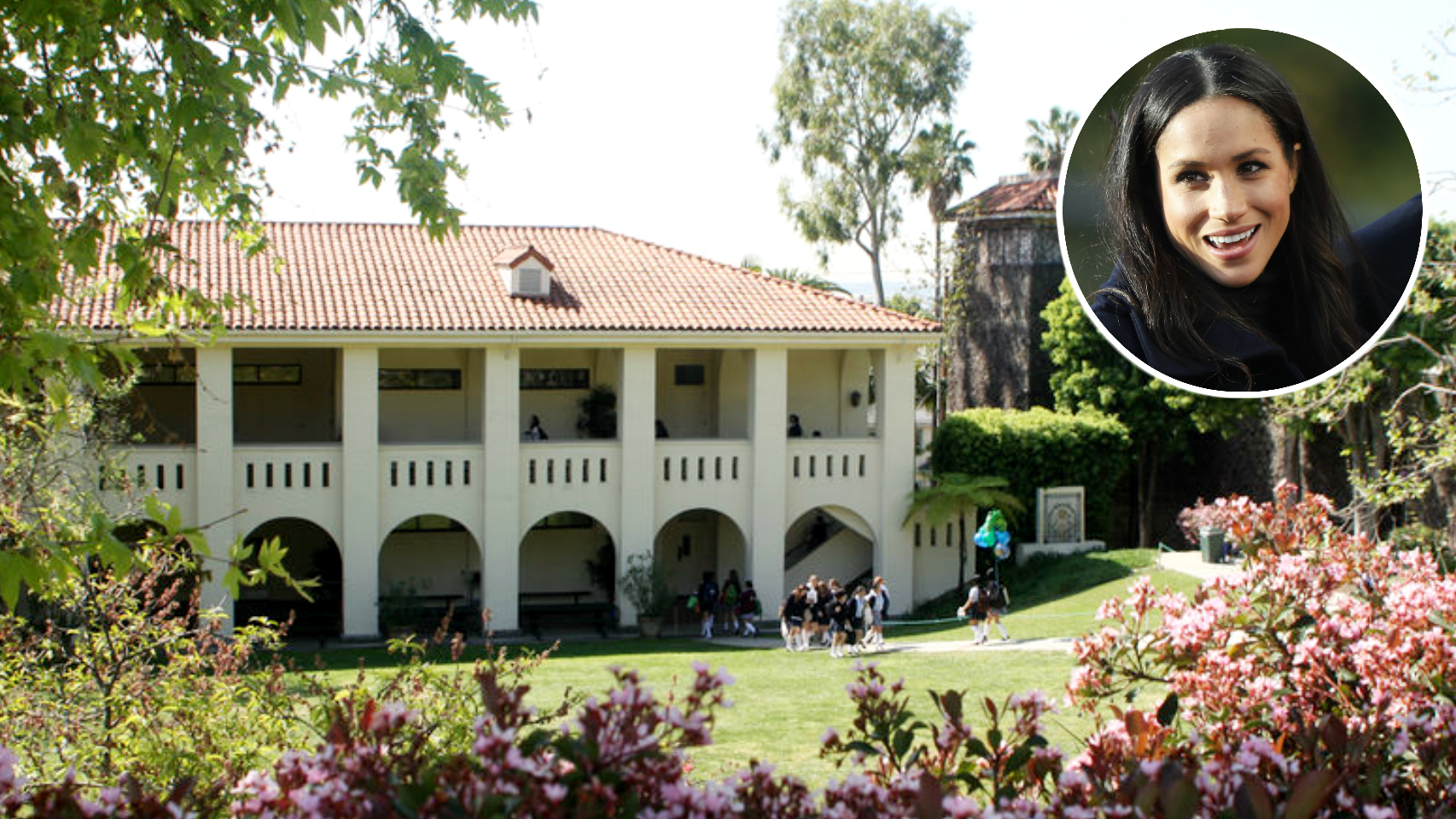 Ccolegio de Meghan Merkle en Los Ángeles.