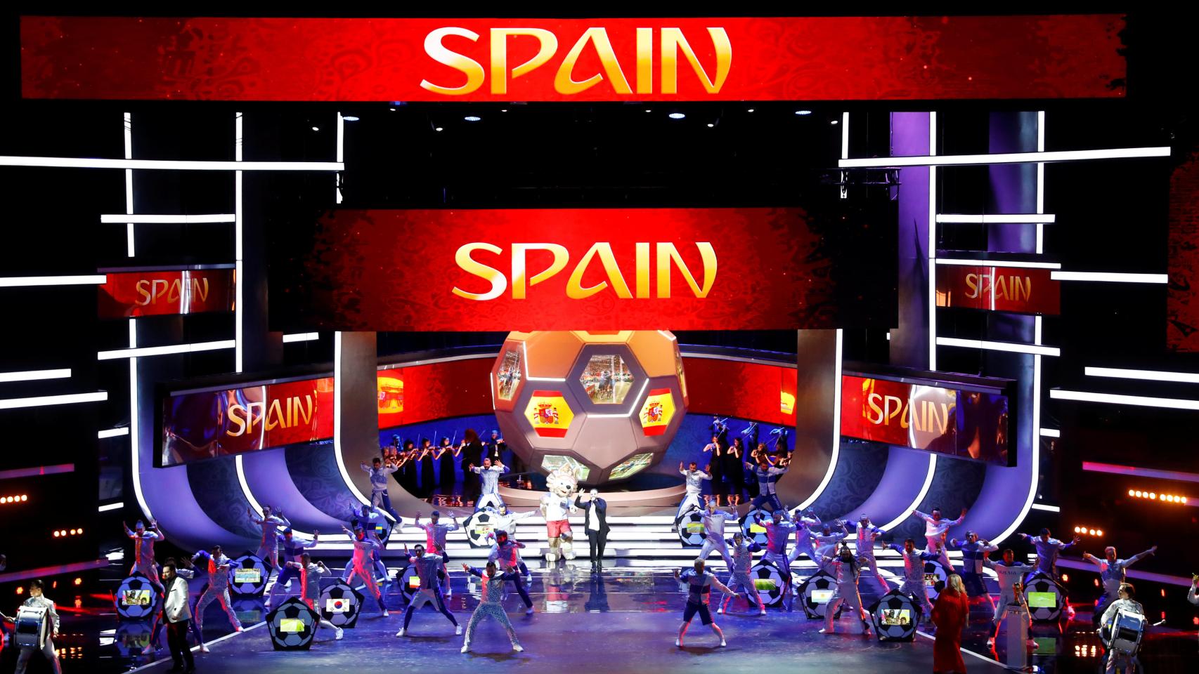 El auditorio donde se ha celebrado el sorteo del Mundial.