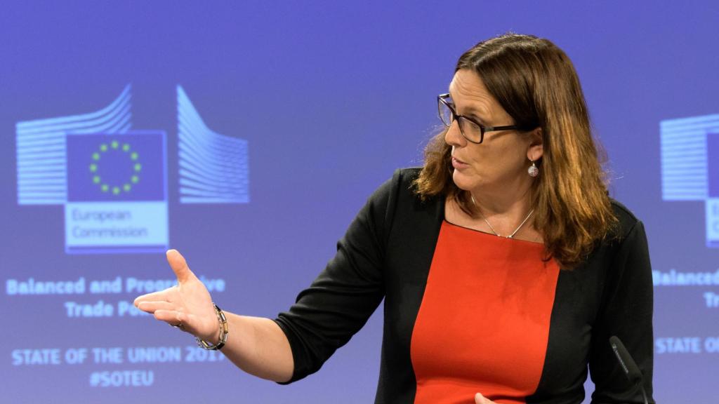 La comisaria de Comercio, Cecilia Malmström
