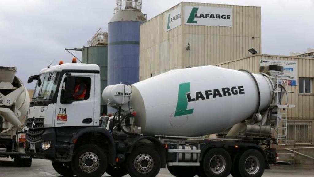 Una de las hormigoneras de Lafarge