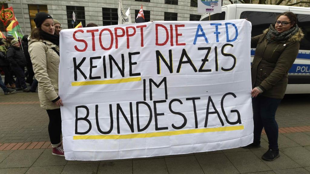Protestas que se han organizado contra el congreso del AfD.
