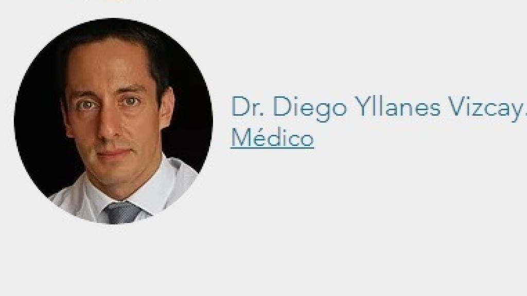 Imagen de Diego Yllanes que han eliminado de la página web.