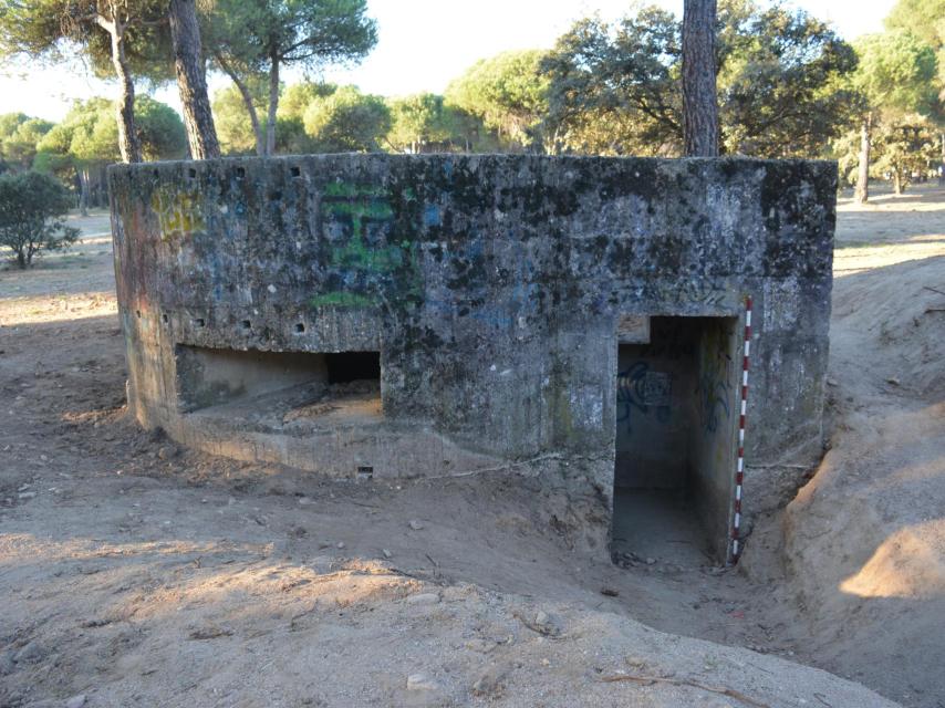 Otro de los fortines emergidos.