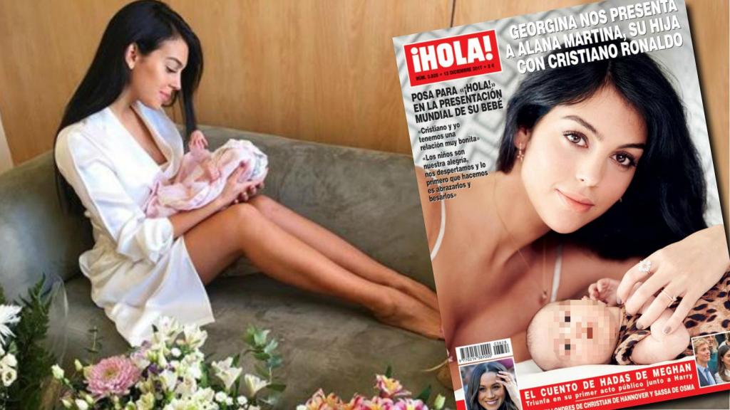 Alana Martina, la primera hija en común de Cristiano Ronaldo y Georgina Rodríguez.