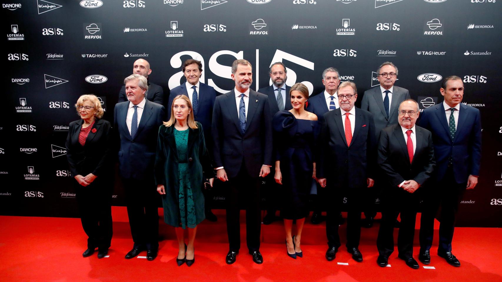 Los invitados a la cena por el 50 aniversario del diario AS