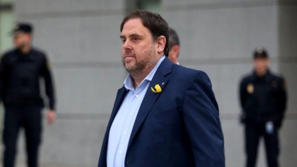 Oriol Junqueras, el pasado 2 de noviembre camino de la Audiencia Nacional.