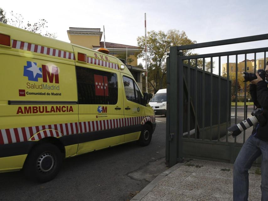 Una ambulancia del servicio sanitario de Madrid.