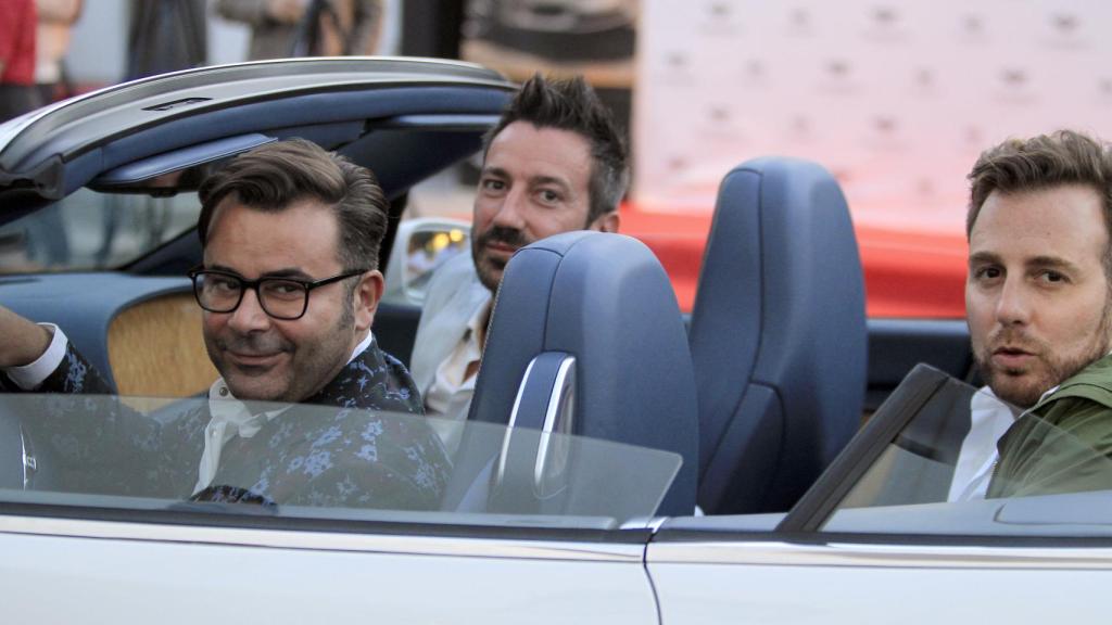 Jorge Javier junto a David y Raúl.