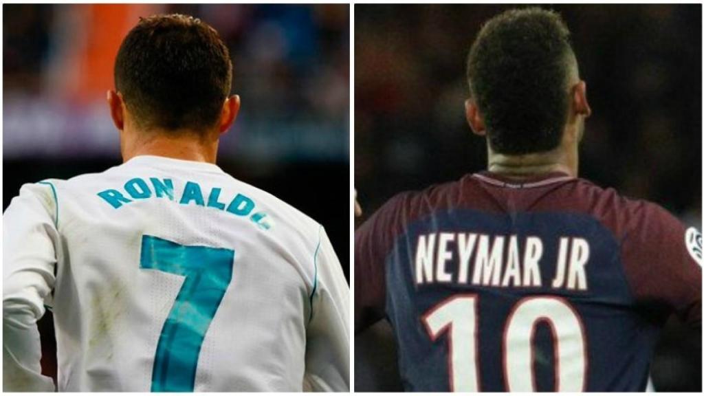 Cristiano Ronaldo y Neymar