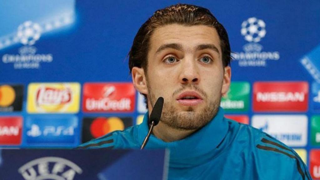 Mateo Kovacic en rueda de prensa