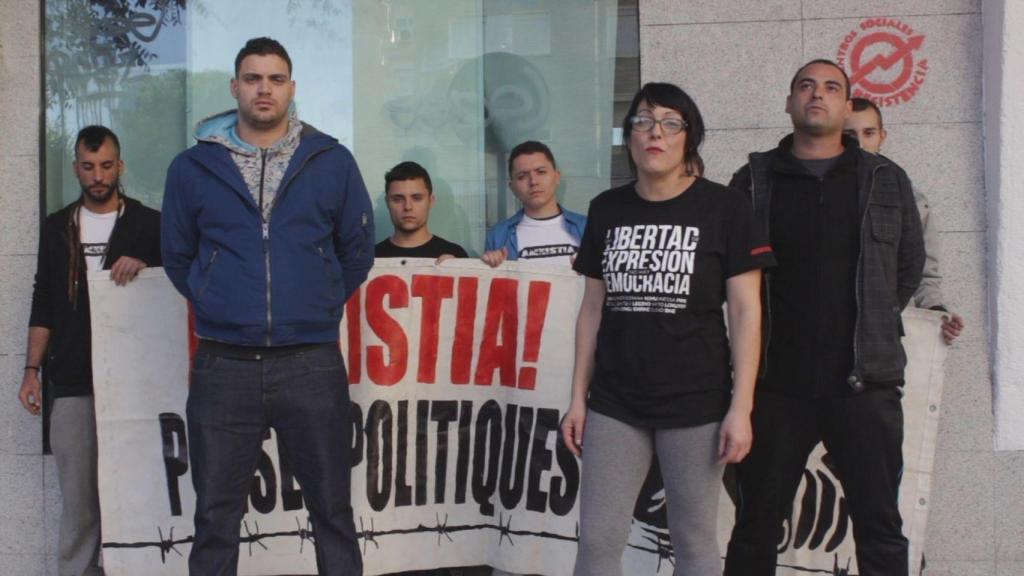 Los miembros del grupo de 'hip-hop' La Insurgencia.