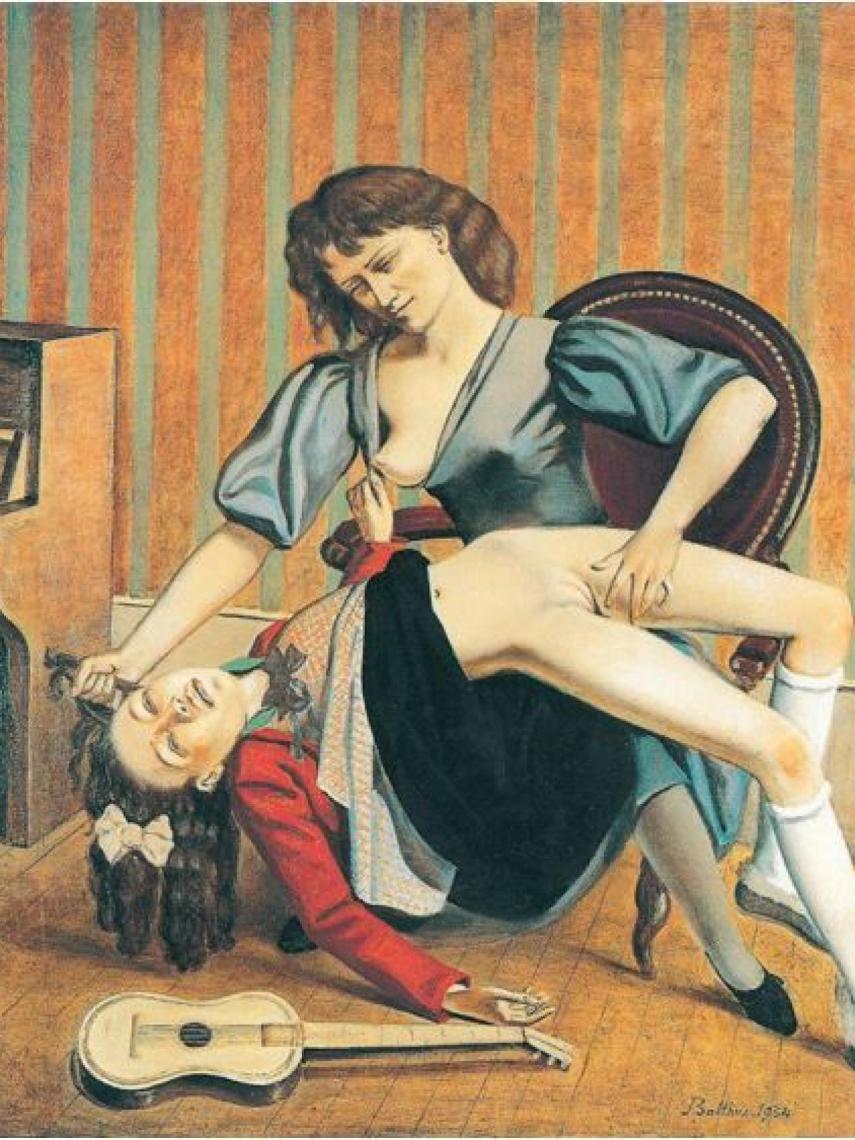 La lección de guitarra, de Balthus.