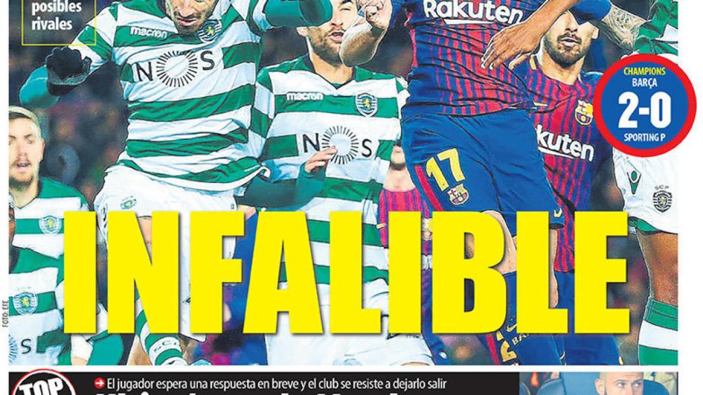 Portada Mundo Deportivo (06/12/17)