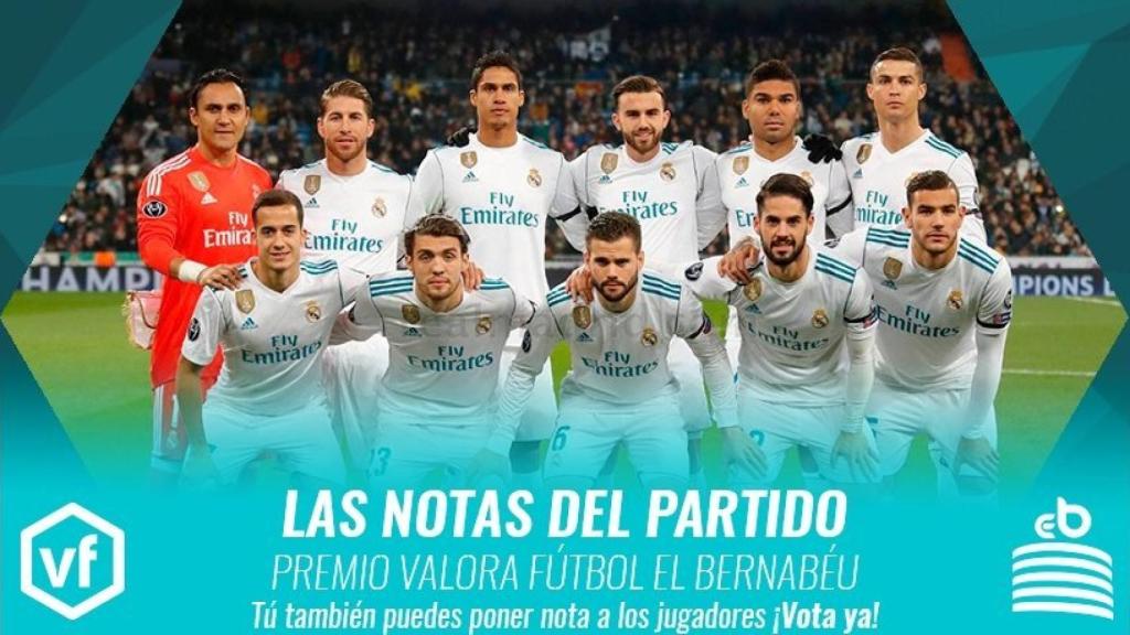 Las notas del Real Madrid - Borussia Dortmund