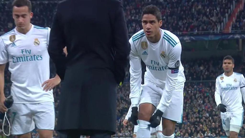 Varane se retira lesionado ante el Borussia Dortmund